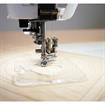 Janome accessories - ¼” Ruler Work Foot with adjustable foot height BP for High Shank models with 9mm/7mm stitch width.