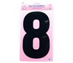 Iron on Number LARGE 20cm - Black 8