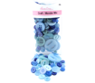 Buttons - Bulk pack - Assorted Navy Designs and  Sizes