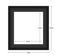 DIAMOND DOTZ - Aperture:51 X 76Cm Black/Black
