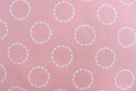 Riley Blake Printed Cotton - Daisy Rings Coral 112cm