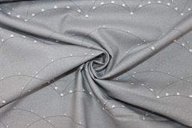 Riley Blake Printed Cotton - Hanging Lights Gray 112cm