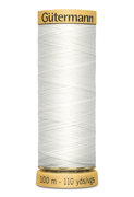 GUTERMANN - Thread Natural Cotton 100M - 5709 white