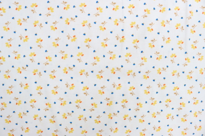 Riley Blake Printed Cotton - Bright Blossoms Yellow 112cm
