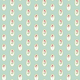 Riley Blake Printed Cotton - Camilla Aqua 112cm