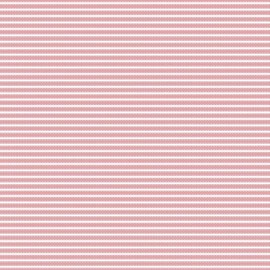 Riley Blake Printed Cotton - Stitched Stripe Pink 112cm
