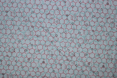 Riley Blake Printed Cotton - Geometric Aqua 112cm