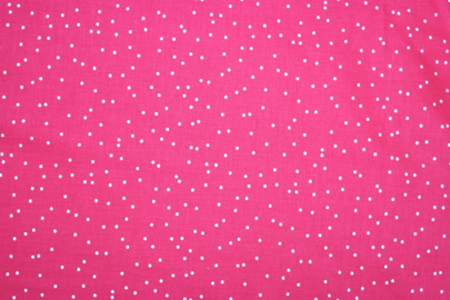 Riley Blake Printed Cotton - Mini Spots Hot Pink 112cm