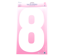 Iron on Number EXTRA LARGE 30cm - White 8