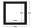 Diamond Dotz Dd1 Frame - Black - plastic - 12.1 x 12.1cm