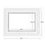 DIAMOND DOTZ - Aperture:66 X 46.5Cm White/White