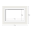 DIAMOND DOTZ - Aperture:76 X 31Cm White/White