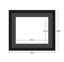Diamond Dotz Frame With Design Aperture Size 47 x 42 cm, Mat 46X41Cm Aperture - timber frame 53 x 58cm black