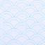 Sashiko White Cloth - Waves