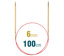 Addi Lace Circular Knitting Needles 100CM X 6.00MM