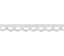 Bowtique Cotton Lace Ribbon 8mm x 5m White