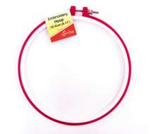 Knitting and Embroidery Accessories - Embroidery Hoop - 21cm - Pink