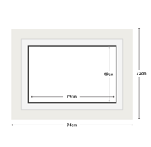 DIAMOND DOTZ - Aperture:79 X 49Cm White/White