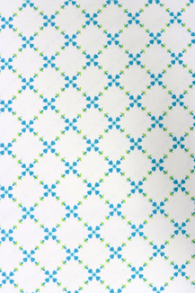 Riley Blake Printed Cotton - Floral Diamonds White 112cm