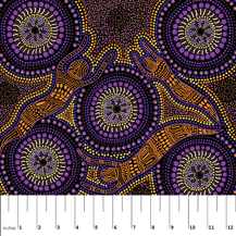 M&S Textiles Australia - Winter Spirits Purple