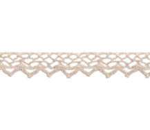 Bowtique Cotton Lace Ribbon 10mm x 5m Cream