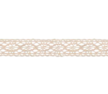 Bowtique Cotton Lace Ribbon 10mm x 5m Cream