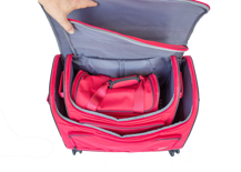 Horn Trolley Bag Trio - Cherry Red