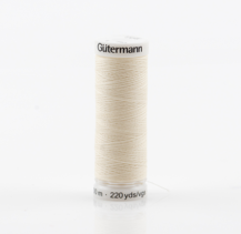 Gutermann - Sew All Thread - 100% Polyester - Off White 1