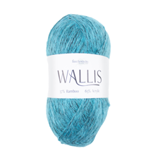 FIDDLESTICKS Wallis Bamboo/Acrylic Yarn-Aqua