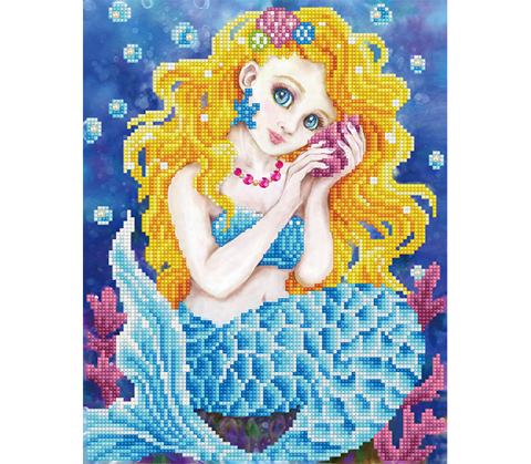 DIAMOND DOTZ - Sounds Of The Sea - 28 x 35.5cm (11.2 x 13.9in)