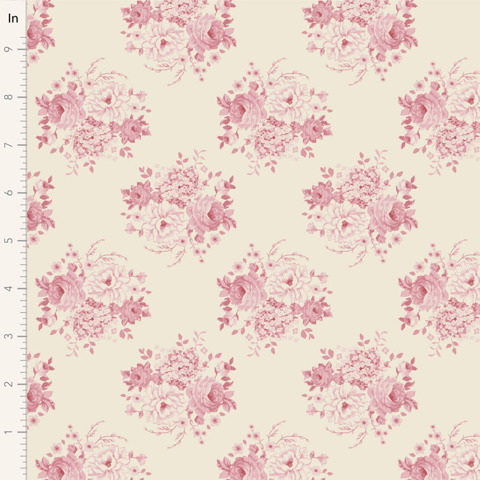 Tilda - Sunday Brunch - Mia Floral - Pink