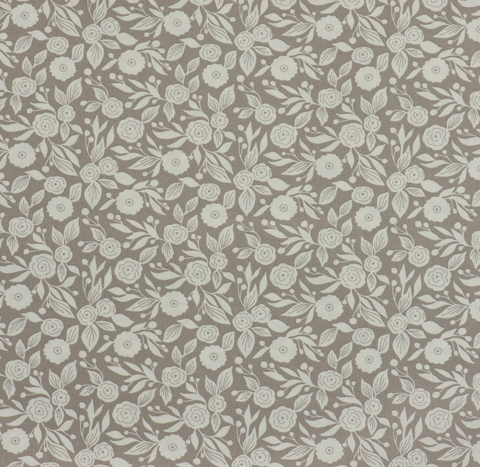 Moda - Christmas Morning - 100% Cotton 110cm - White Flowers