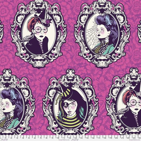 Tula Pink Nightshade Deja Vu - Coven - OLEANDER