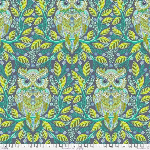 Tula Pink Full Moon Forest II - Hootie Patootie - STARLIGHT