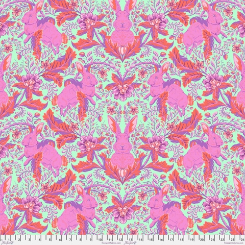 Tula Pink Full Moon Forest II - Hoppy Go Lucky - BLOSSOM