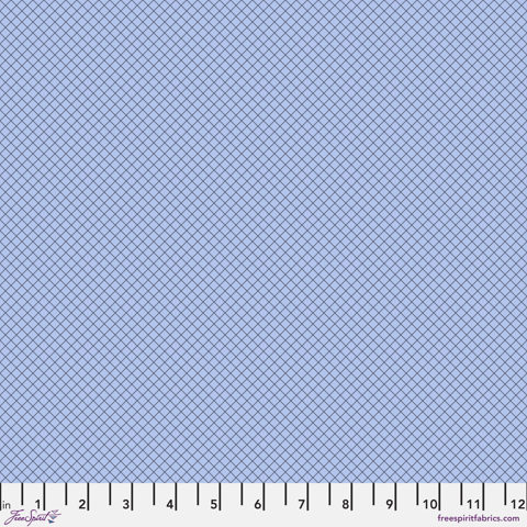 Tula Pink True Colours - On the Grid - SHORELINE