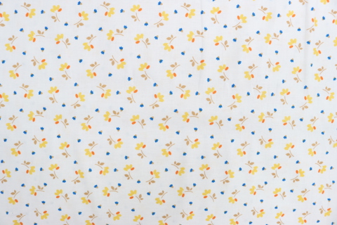 Riley Blake Printed Cotton - Bright Blossoms Yellow 112cm