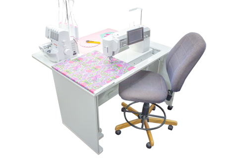 HORN 860 - Modular Compact 860 Sewing Cabinet w/ Electric Lift (Flat Packed) White (fits 860 insert)