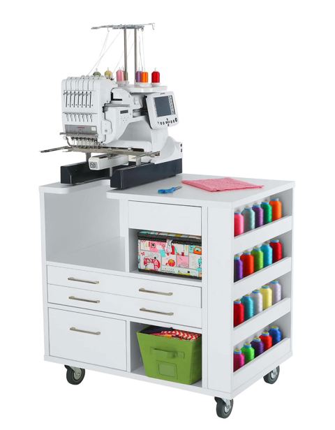 Ava Embroidery Cabinet Table (Flat Packed)