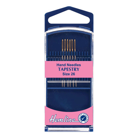 HEMLINE HANGSELL - Hand Needle - Tapestry 6 Packsize 26 - gold eye