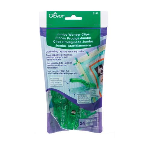 Clover Jumbo Wonder Clips 24 pcs