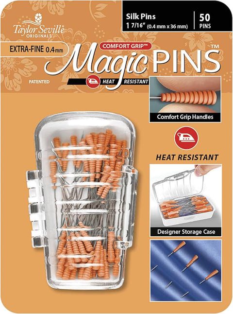 Taylor Seville - Magic Pins Silk Extra Fine 50pcs (0.4mm x 36mm)