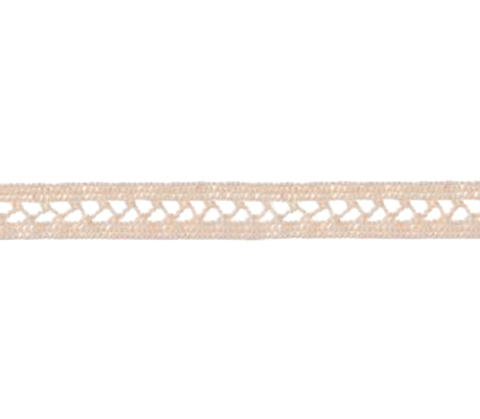 Bowtique Cotton Lace Ribbon 8mm x 5m Cream