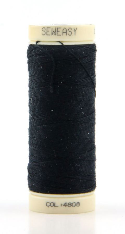 SEW EASY COLLECTION - Thread 100% Organic Cotton 200M - 4808 black