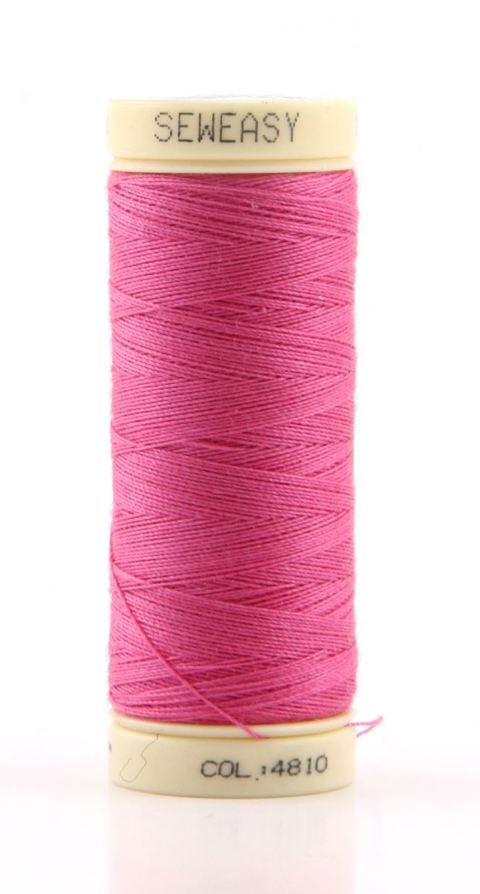 SEW EASY COLLECTION - Thread 100% Organic Cotton 200M - 4810 hot pink