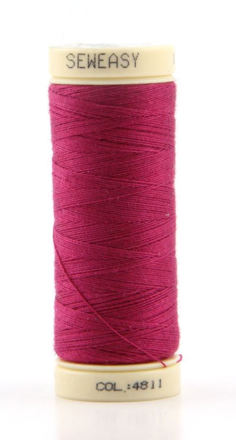 SEW EASY COLLECTION - Thread 100% Organic Cotton 200M - 4811 fuchsia
