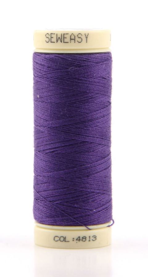 SEW EASY COLLECTION - Thread 100% Organic Cotton 200M - 4813 purple