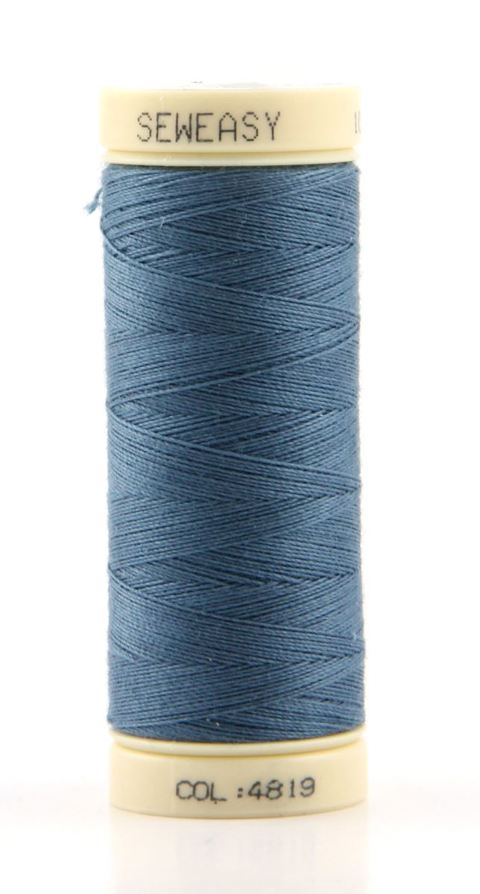 SEW EASY COLLECTION - Thread 100% Organic Cotton 200M - 4819 blue