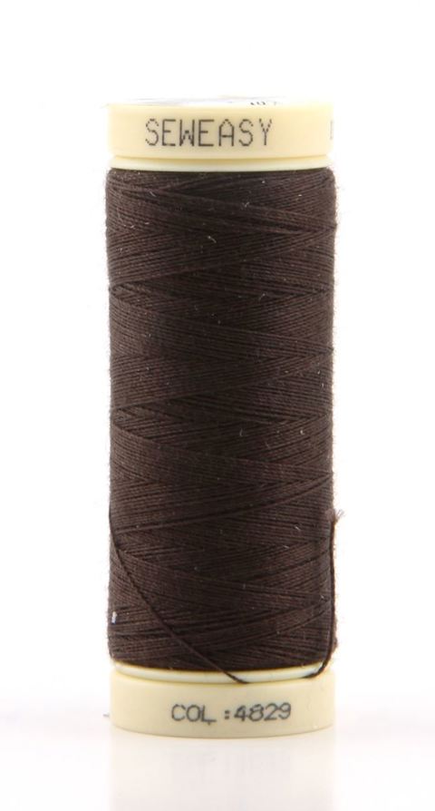 SEW EASY COLLECTION - Thread 100% Organic Cotton 200M - 4829 chocolate