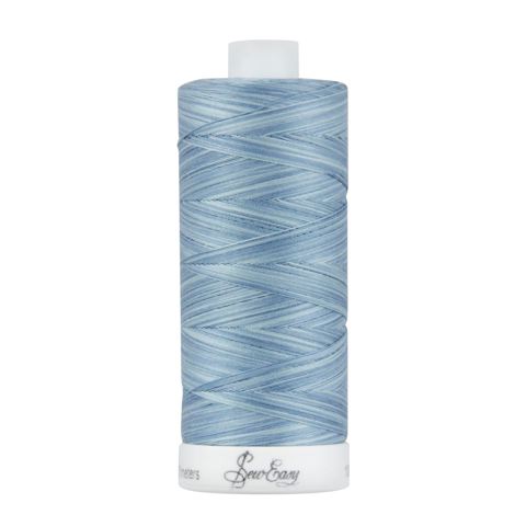 SEW EASY COLLECTION - Fine Quilting Thread 100% Cotton - variegated  50/3 1100m col 4254